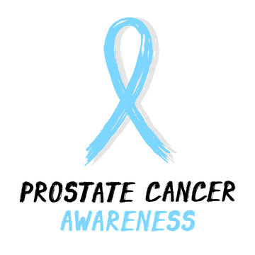 Symbolic ribbon - blue - prostate cancer awareness