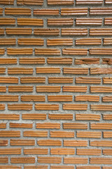Texture of orange brick wall