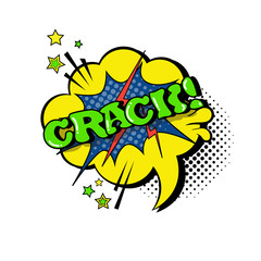 Comic Speech Chat Bubble Pop Art Style Crack Expression Text Icon Vector Illustration