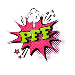 Comic Speech Chat Bubble Pop Art Style Sound Expression Text Icon Vector Illustration