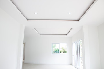 Empty ceiling room modern house