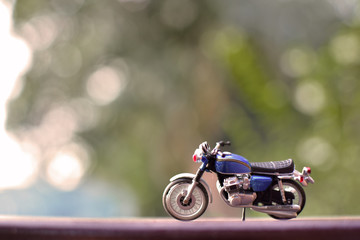 The toy motorcycle lover