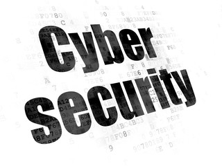 Protection concept: Cyber Security on Digital background