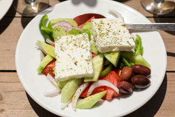Village greek salad.