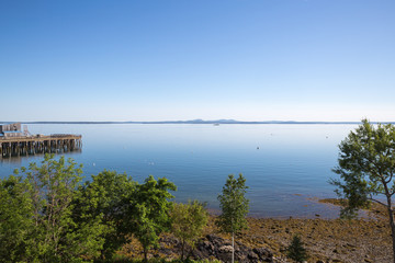 Frenchman Bay at Bar Harbor Maine USA