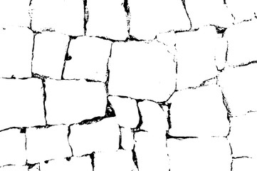 Brick texture. Grunge stone packground. Vector pattern.