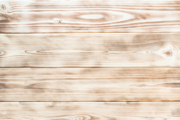 Naklejka premium Closeup light wooden floor textured background. Natural pattern and wallpaper.