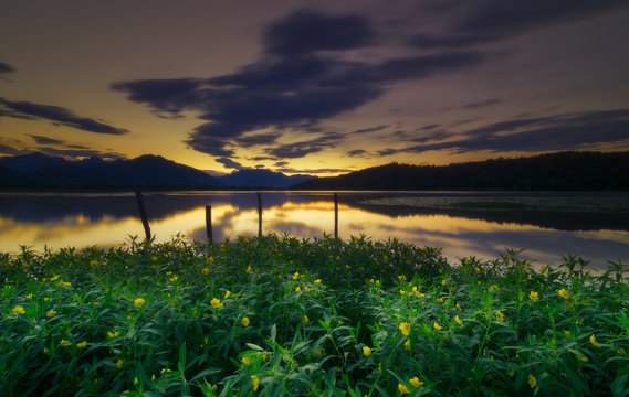 Sunrise on the lake