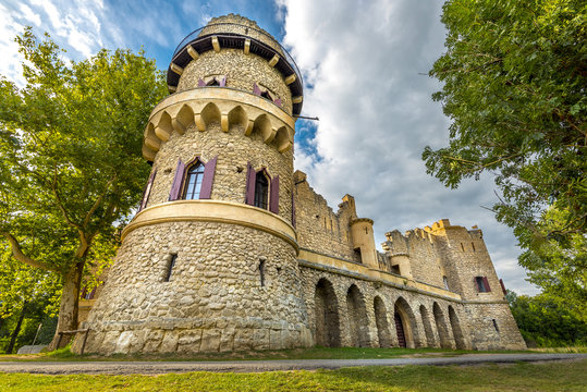 Johns Castle (czech: Januv hrad) in Lednice-Valtice Area, South Moravia, Czech Republic