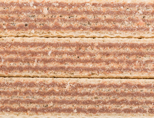 Waffles on a white background