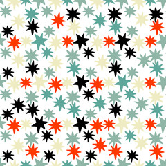 Vector handdrawn tribal geometric pattern. 