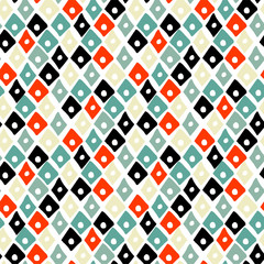 Vector handdrawn tribal geometric pattern. 