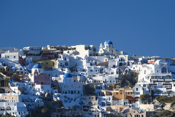Oia Santorini from the water