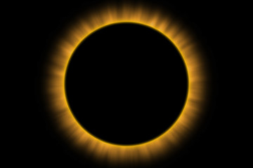 Solar Eclipse Illustration