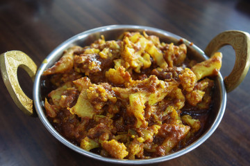 インド料理、カリフラワー、カレー