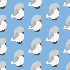 Penguin seamless pattern