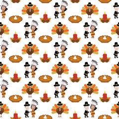 Thanksgiving seamless pattern