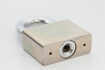 padlock isolated on white