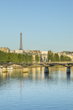Eiffel Tower & Pont des Arts, Paris, France
