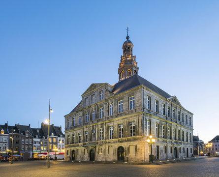 Stadhuis city hall on Markt squarel, Maastricht, Limburg, Netherlands