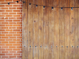 Wooden wall texture and wood background photo