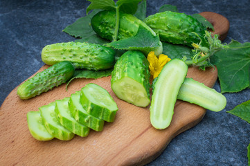 Fresh cucumber, carrots and red beet