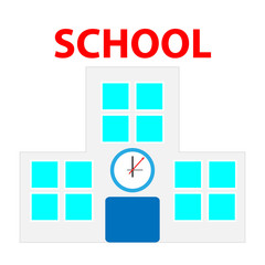 Obraz premium School symbol isolated on white background
