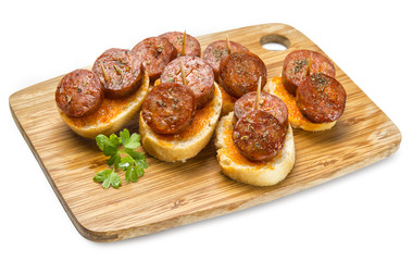 Pinchos de chorizo