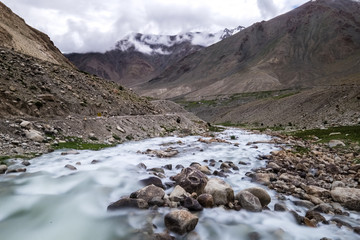 Landscape around Nubra Valley in Ladakh, India