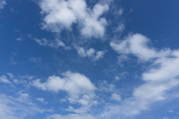 blue sky with cloud