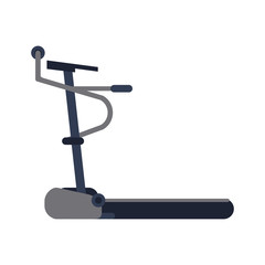 treadmill machine fitness icon image vector illustration design 