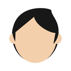 head of man avatar icon image vector illustration design 