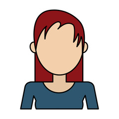 woman avatar icon image vector illustration design 