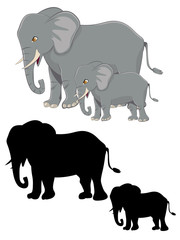 Cute Cartoon Elephant