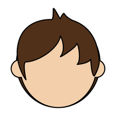 head of man avatar icon image vector illustration design 