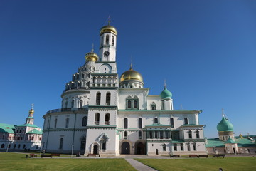 Fototapeta na wymiar Istra monastery panorama, Russia