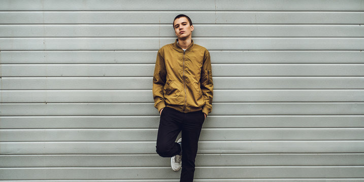 "Sweet sixteen"/Portrait of young skin/punk adolescent on street.