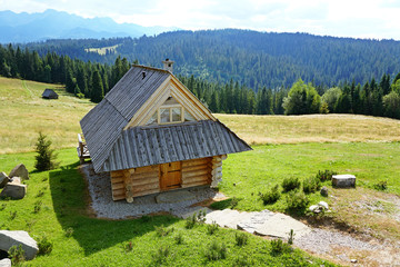 Country cottage in the mountains