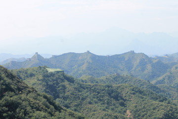 Naklejka premium Wielki Mur Chiński