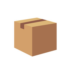 Carton container illustration,