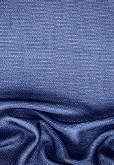 synthetic fabric blue