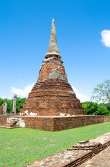 The temple in Wat Mahathat