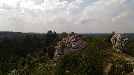 Widok na skałki