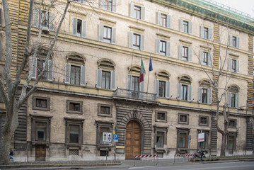 Fototapeta na wymiar Rome, ministry of work and social politics