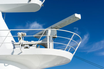 radar of a cruise ship