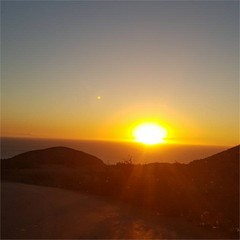 Obraz premium Al hoceima: magnifique couchè de soleil