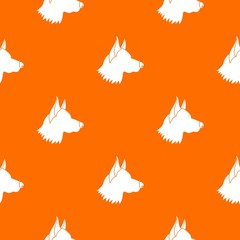 Shepherd dog pattern seamless