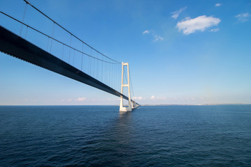 The Great Belt Bridge in Denmark. © bphoto