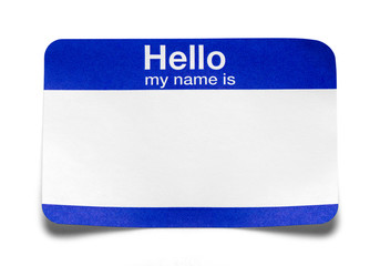 Hello My Name Is Tag Bent © pixelrobot