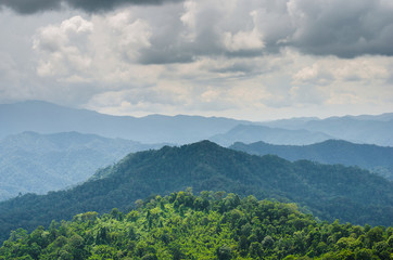 Fototapeta na wymiar Mountain landscape, Thailand